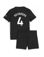 Otroške Nogometnih dresov Manchester City Tijjani Reijnders #4 Gostujoči 2025-26 Kratki rokavi (+ hlače)